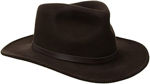 Dorfman Crushable Wool/Felt Hat (Brown)