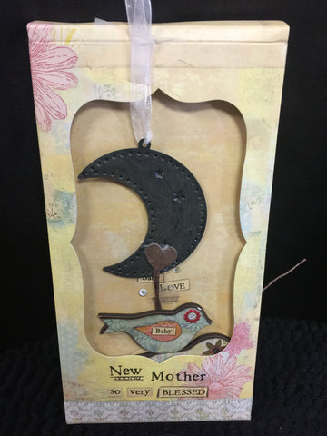 New Mother Ornament with Photo Frame Gift Card