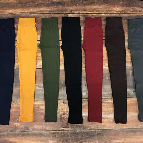 Fleece Lined Leggings (All Color Choices)